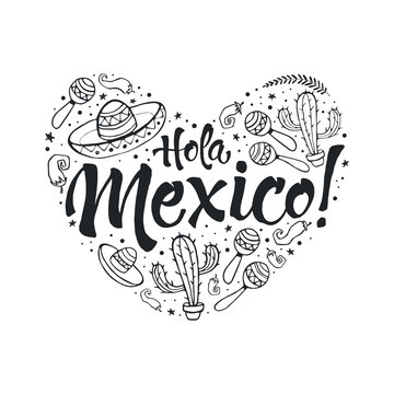 Viva mexico heart