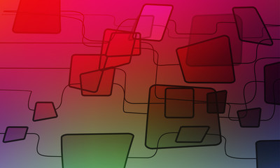 Minimal covers design. Colorful gradient background. Illustration