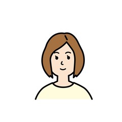 家族の上半身イラスト