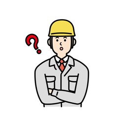 現場作業員のイラスト