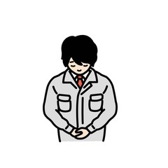 現場作業員のイラスト