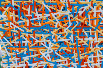 Abstract colorful Artificial rattan pattern