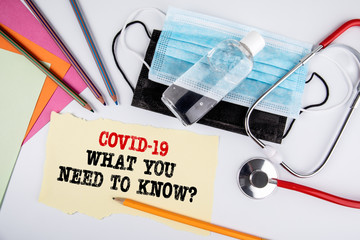 COVID-19. What You Need To Know. Information and instructions