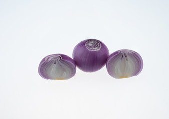 onion isolated on white background