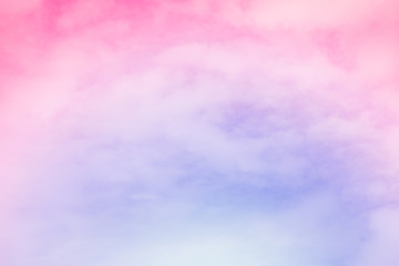 cloud background with a pastel colour