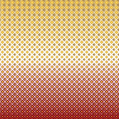 Motif papier cadeaux - Fond abstrait sur le thème du carré or et rouge.