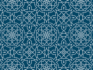 Pattern Background with Blue Texture