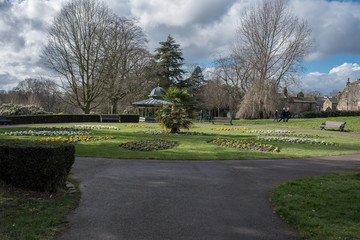 Fototapeta na wymiar Roundhay Park square, Leeds