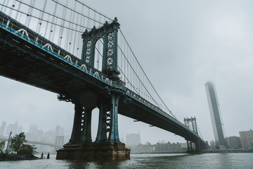 Fototapeta na wymiar Manhattan Bridge view
