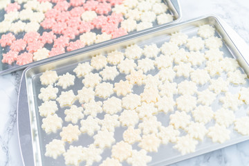 Chocolate snowflakes