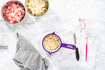 Chocolate snowflakes