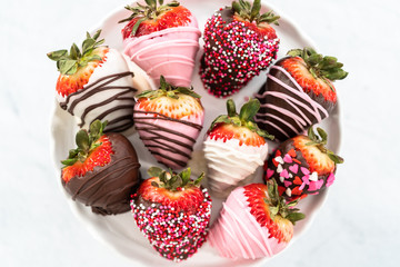 Chocolate dipped strawberries
