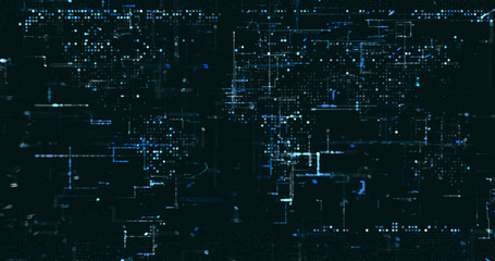 Obraz premium Abstract digital network data background, 3D rendering