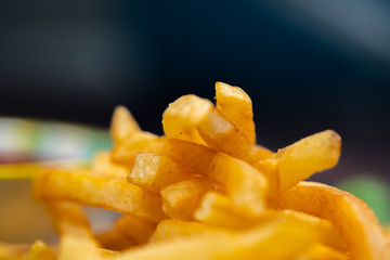 Fresh homemade french fries