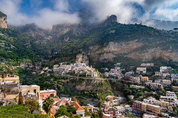 Fototapeta na wymiar View of Positano town, Amalfi Coast, Italy.
