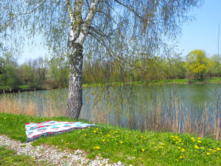 Picknick in der Natur in Bayern (Dachau)