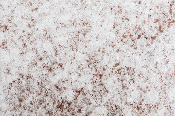 Snow covering the ground textured background