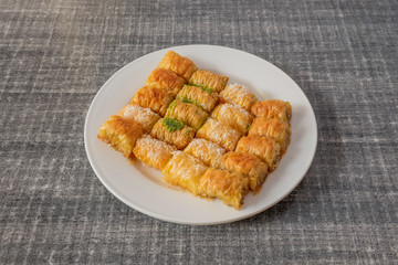 Oriental baklava dessert