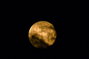 Full frame of the Supermoon..  2020/04/08 Barcelona, Spain