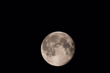 Full frame of the Supermoon..  2020/04/08 Barcelona, Spain