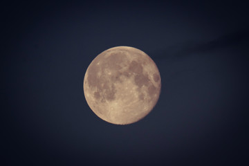 Full frame of the Supermoon..  2020/04/08 Barcelona, Spain