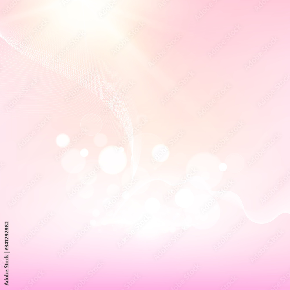 Poster puple and white soft lights abstract background. bokeh abstract light background. vector illustartio