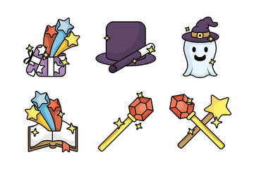 bundle of magic sorcery set icons