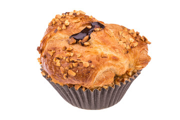 muffin isolated on white background