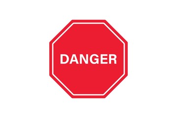 Flat yellow hazard warning symbol. Warning icon and sign of danger isolated on white background for use on web design, typography, ui, app, on the road and construction.