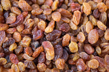 close up of raisins