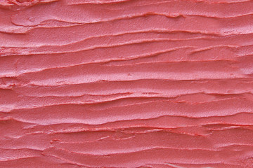 lipstick smear background texture sample many shades of pink colors isolated on white, makeup...