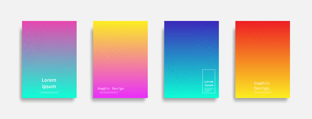 Minimal covers design. Polygonal structure colorful design. Future geometric patterns. Eps10 vector.