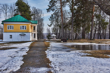 Lord's house.The estate of the Pushkin family. The poet Pushkin visited and lived in this house...