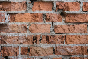 Brick wall - architecture abstract pattern