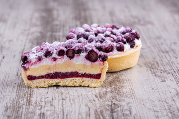 Cakes, capcakes, cakes with different fillings, different shapes and colors, large and small, with nuts and berries