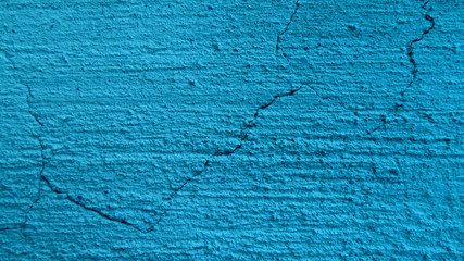 blue paint on a wall
