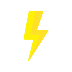 The best lightning bolt icon, illustration vector. Suitable for many purposes.