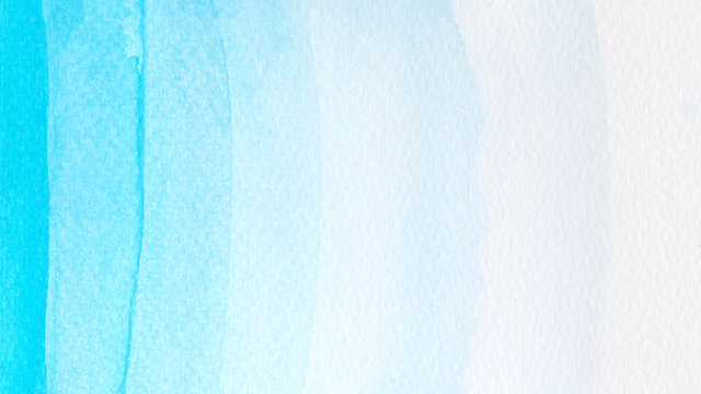 Striped blue watercolor banner