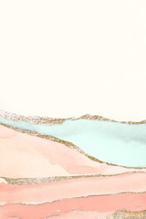 Pastel watercolor banner