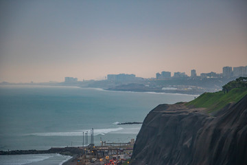 Lima malecon miraflores park, Peru