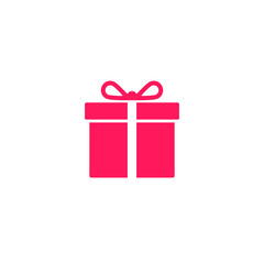 Gift icon, Present, Giftbox Isolated Flat Vector symbol