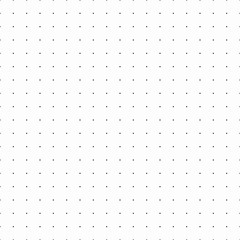 Vector dot seamless pattern with black dots and white background. Template for design concepts, presentations, web, identity, prints, virtual technology futuristic design.