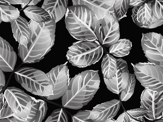 Leaves Seamless Pattern.