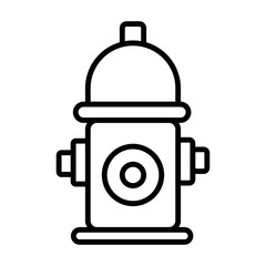 Fire hydrant icon vector illustration