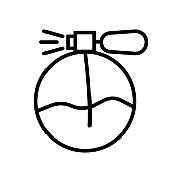 recommend clip art: Perfume line icon, fragrance and cosmetic, aroma sign, vector graphics, a linear pattern on a white background