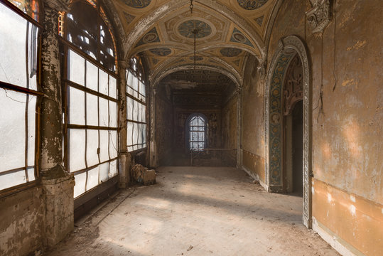 Old abandoned hall