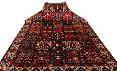 Old and modern Persian Colourful Arabesque and handmade carpet, rug gelim, patchwork, and Gabbeh...
