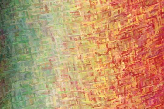 Green, yellow and red waves Large Color Variation abstract paint background. © sharafmaksumov