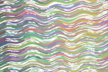 Grey waves White lines abstract paint background.