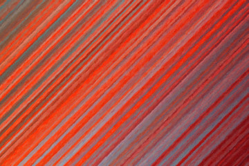 Red and yellow stripes Impasto abstract paint background.